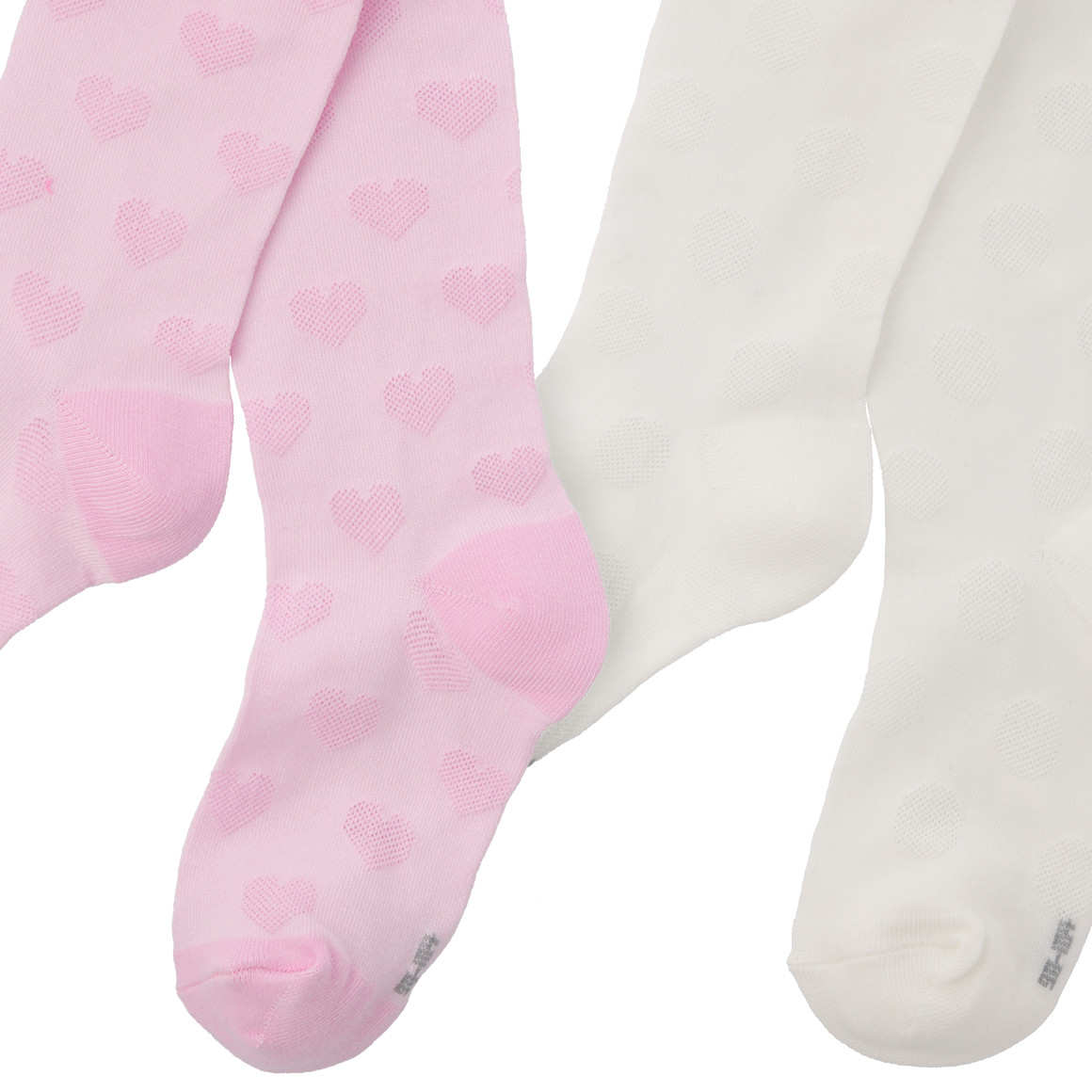 2 Mädchen Strumpfhosen mit Ajour-Muster