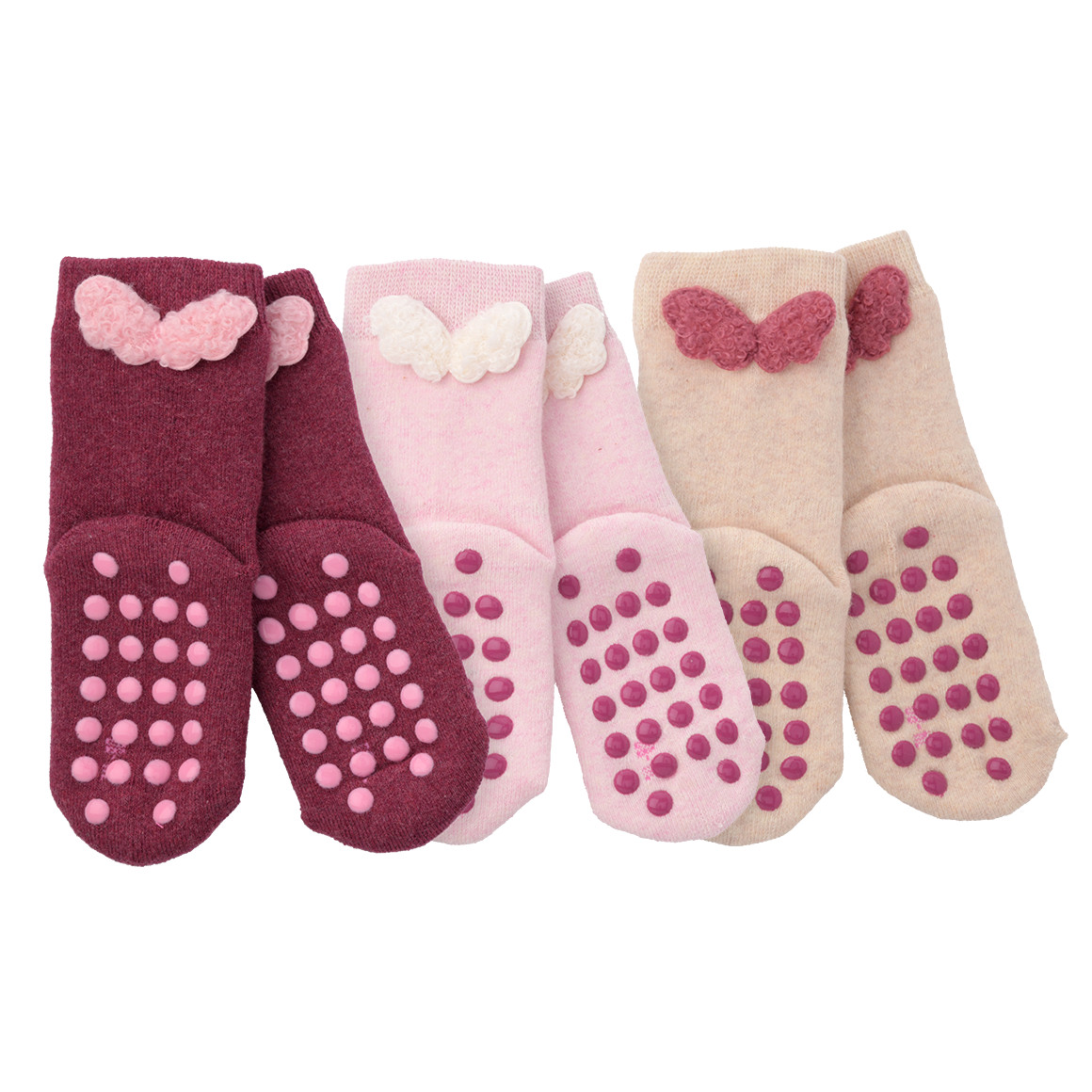 3 Paar Baby Stoppersocken im Set