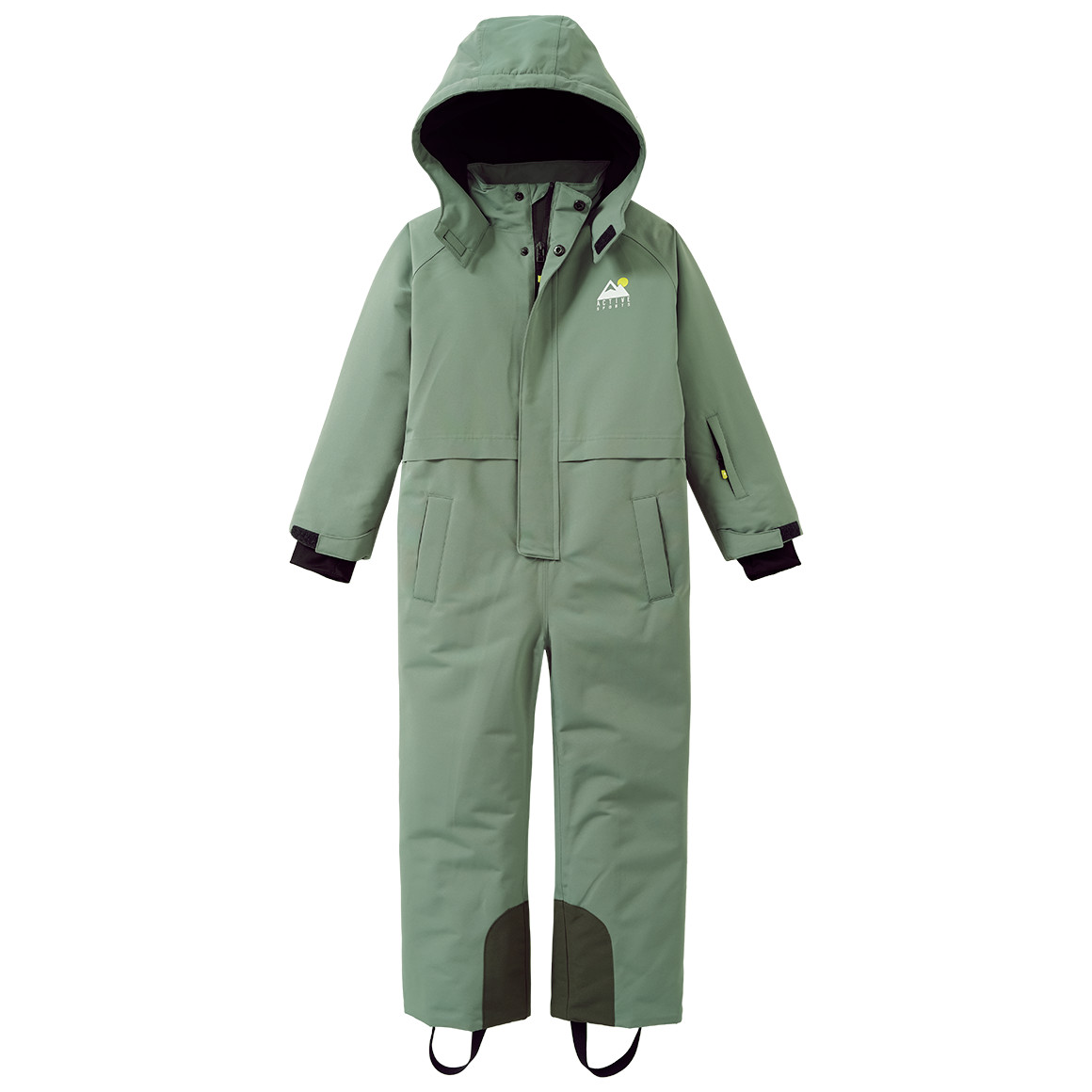 Kindersneeuwpakken in effen kleuren