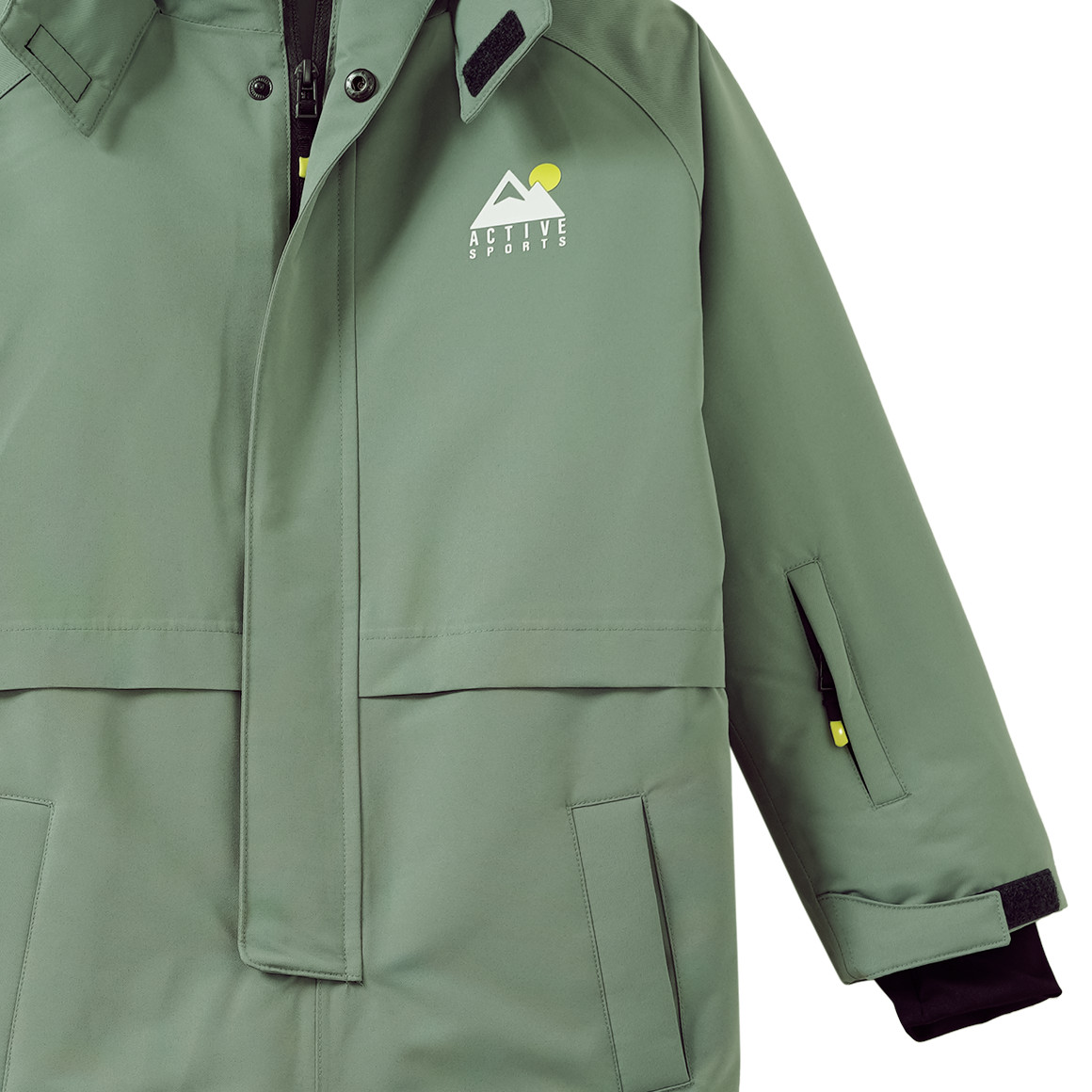 Kindersneeuwpakken in effen kleuren