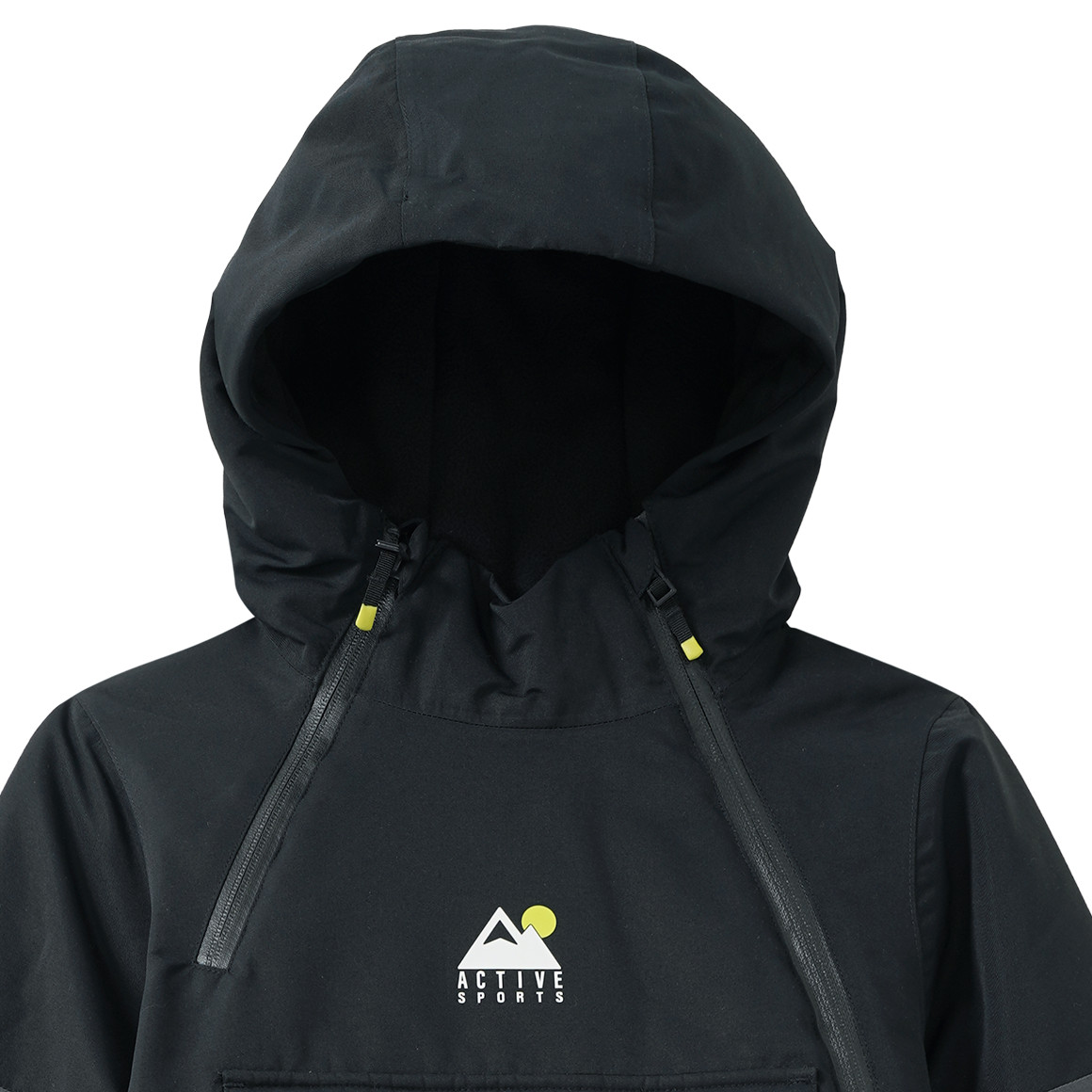 Kinder Schneejacke mit Kängurutasche