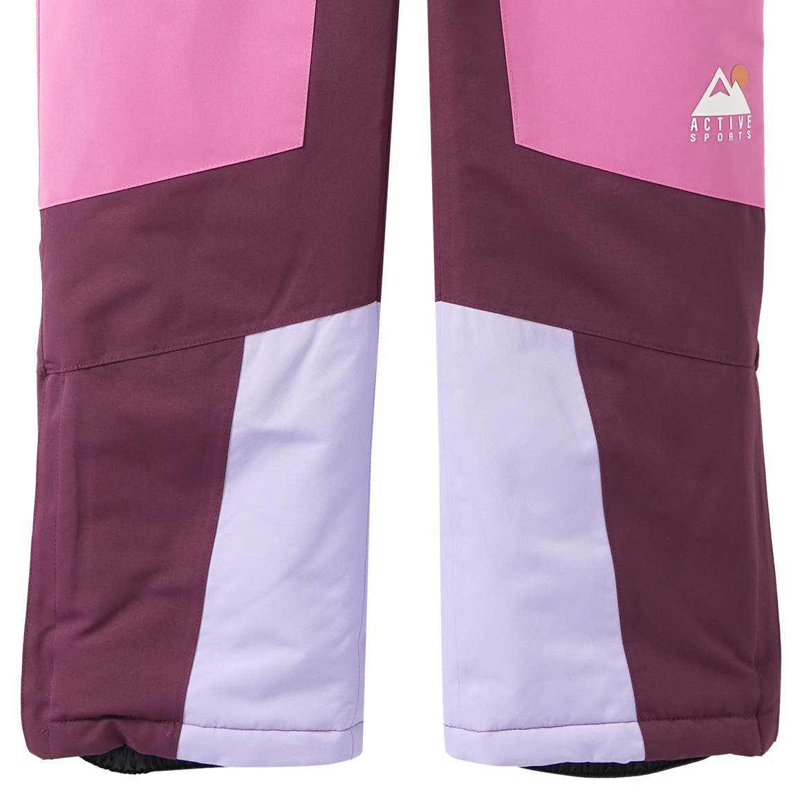 Sneeuwbroek voor meisjes met colour blocking