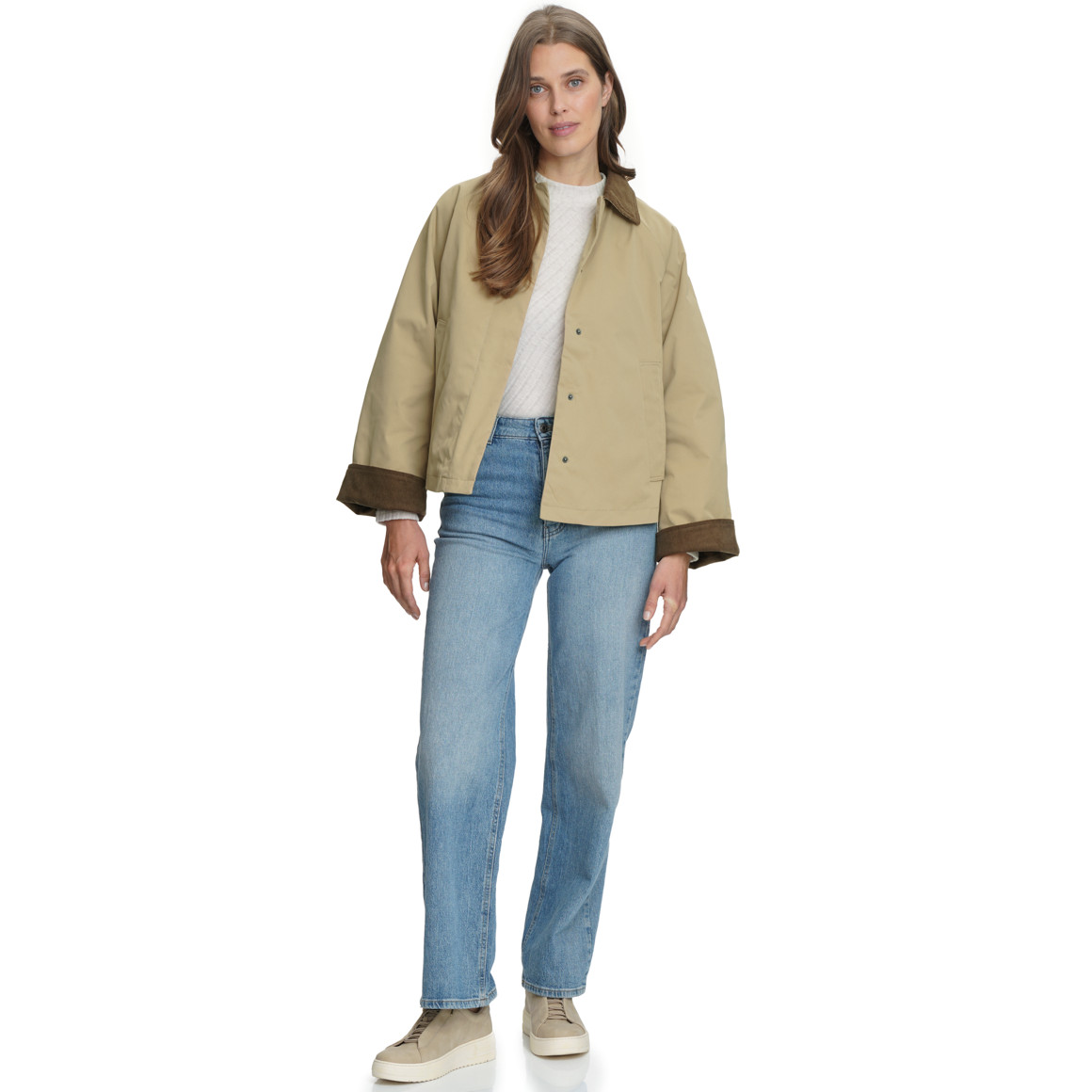 Damen Jacke mit Stehkragen