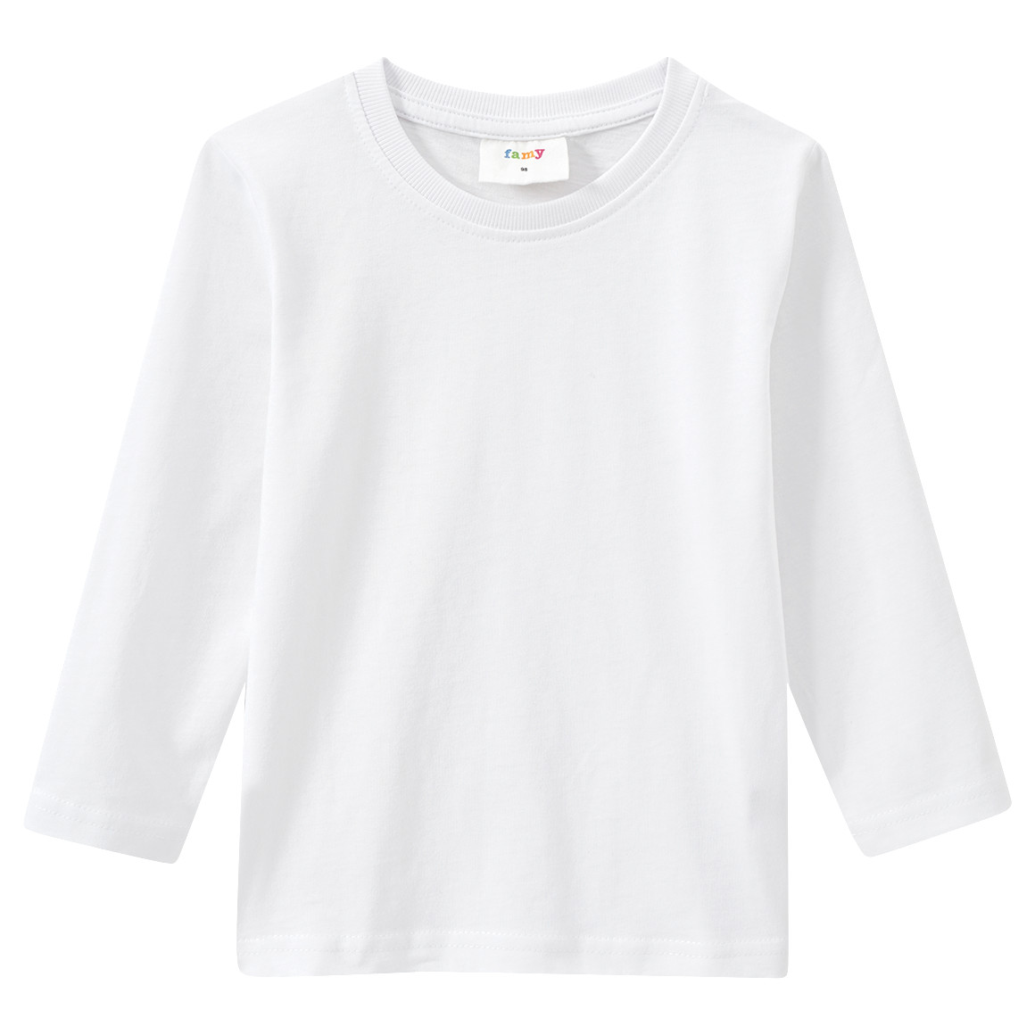 Kinder Langarmshirt im Basic-Look