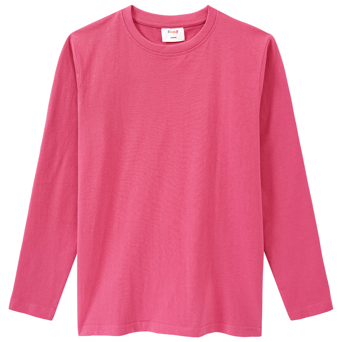 Mädchen Langarmshirt im Basic-Look