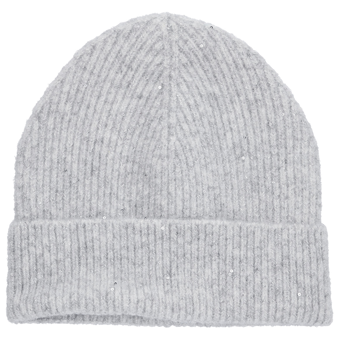 Damesmuts gebreid met effectgaren