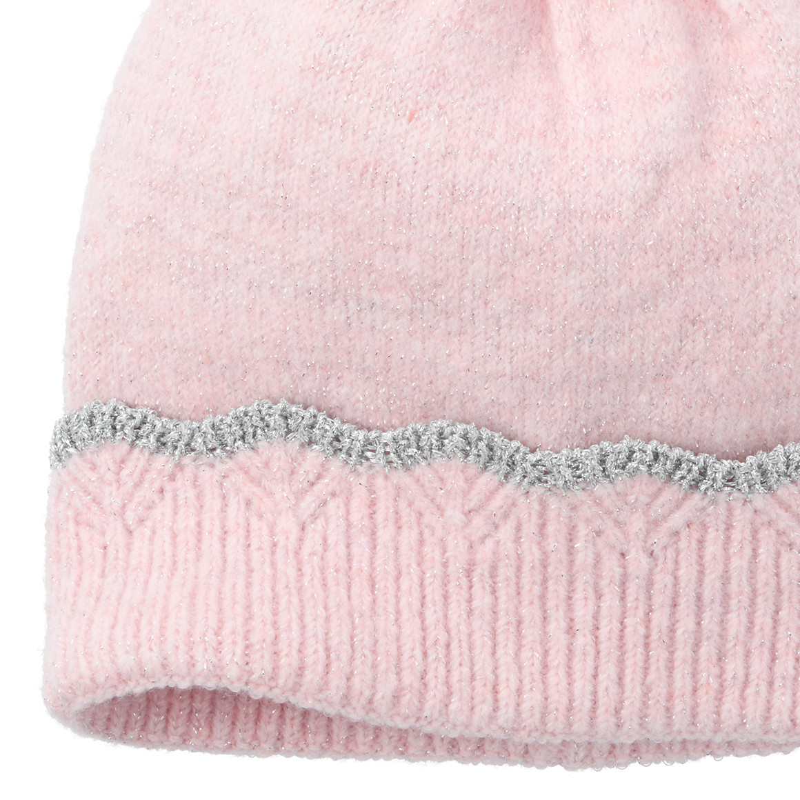 Mädchen Mütze mit Glitzer-Optik