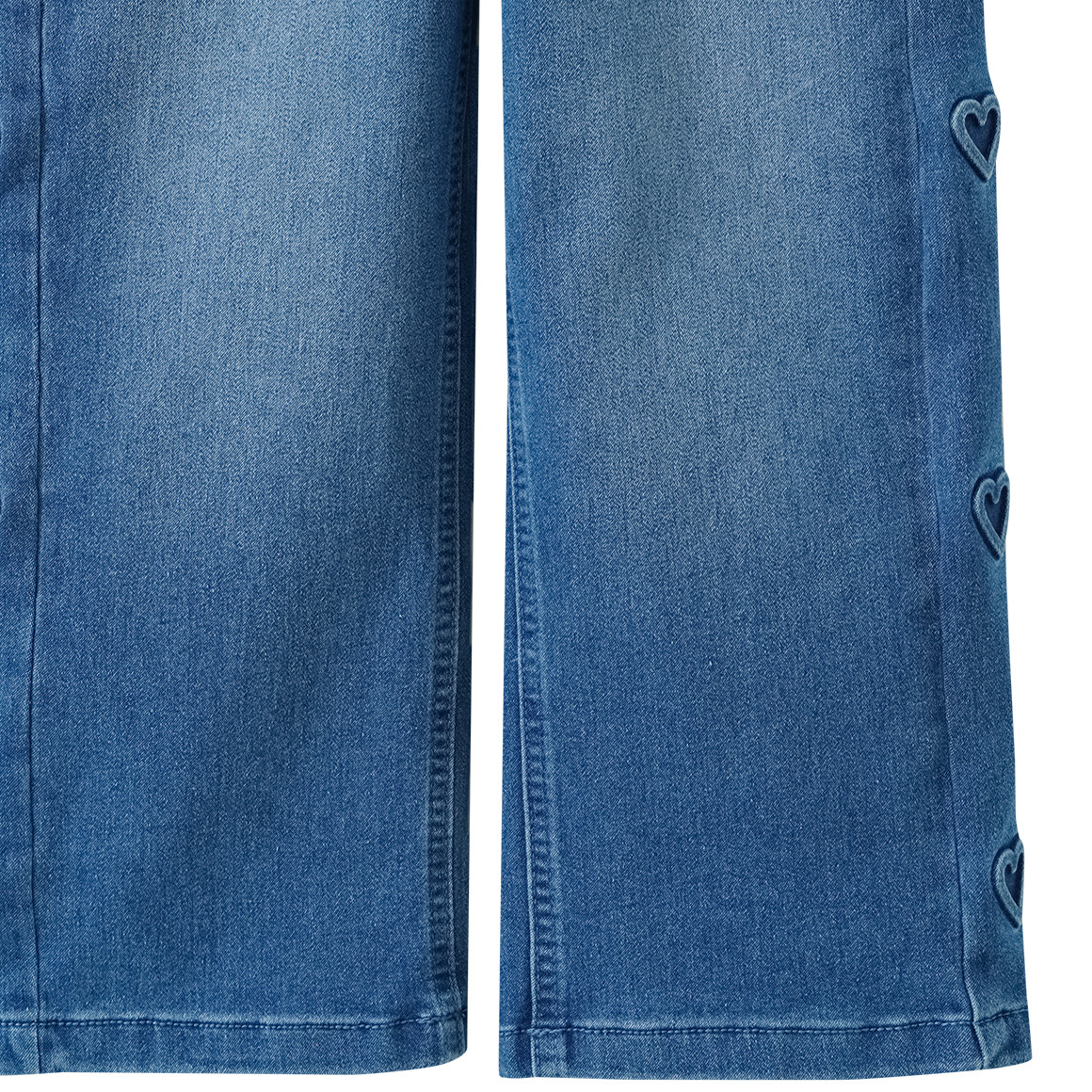 Mädchen Jeans mit geprägten Herzen