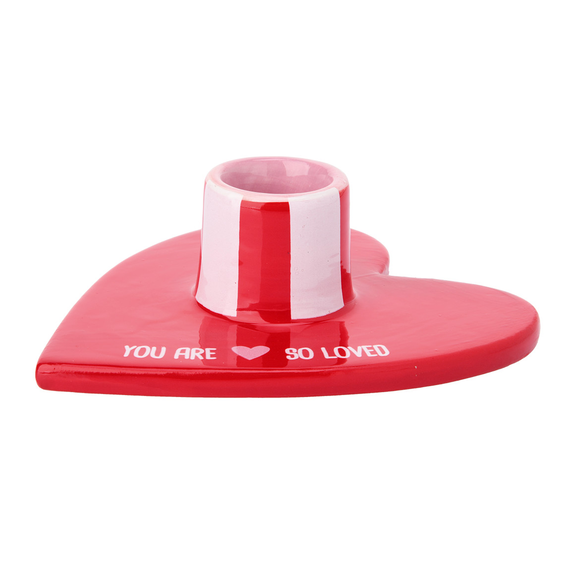 Kerzenständer in Herz-Form