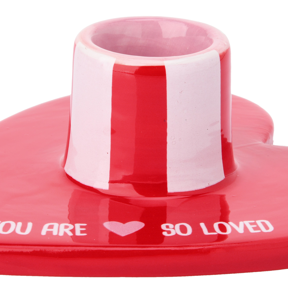 Kerzenständer in Herz-Form