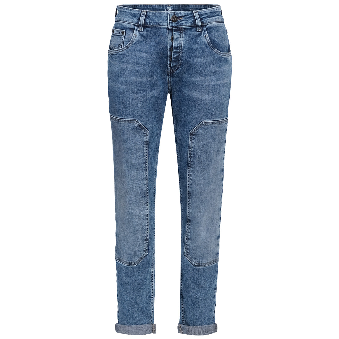 Damen Boyfriend-Jeans aus Denim