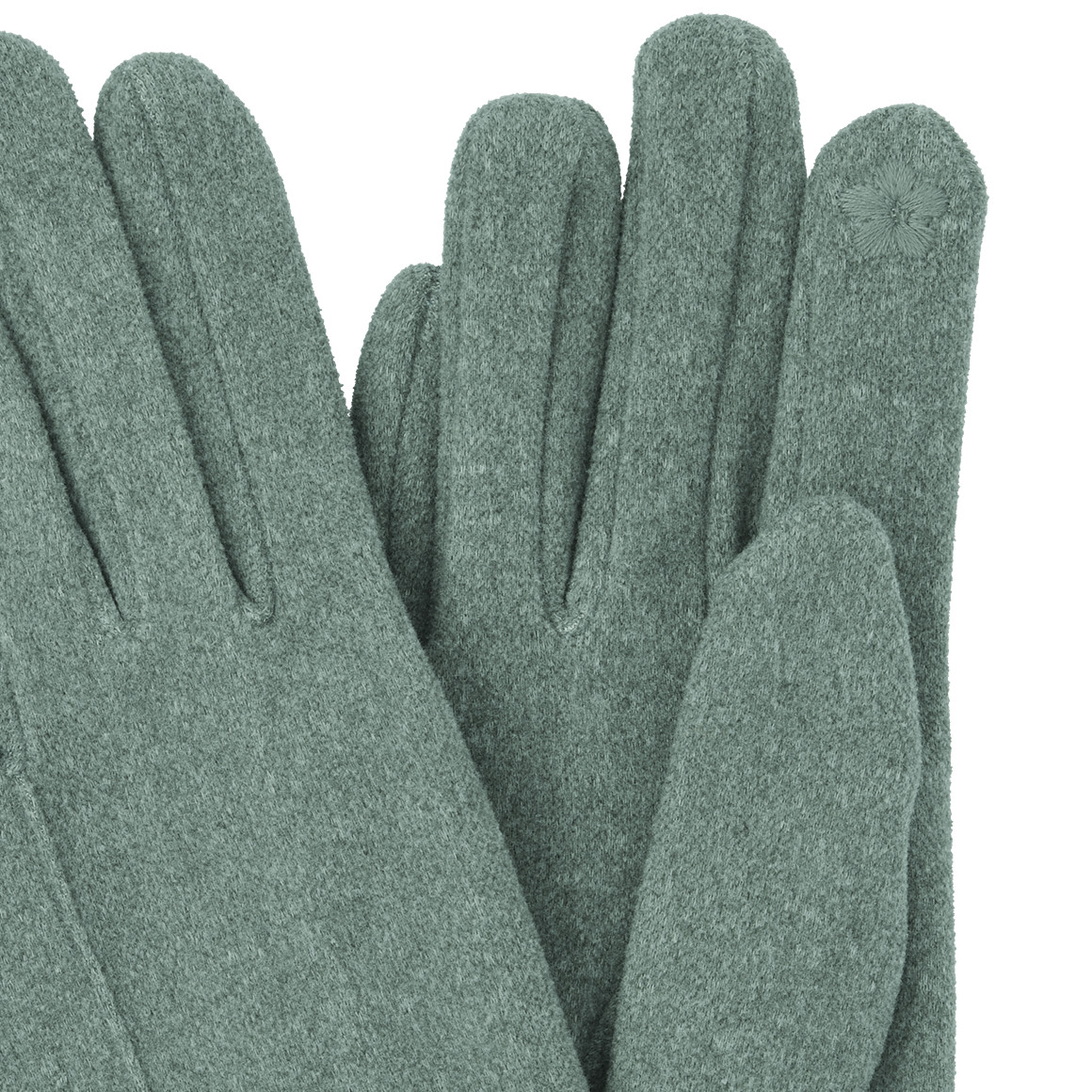 Damen Handschuhe in Melange-Optik