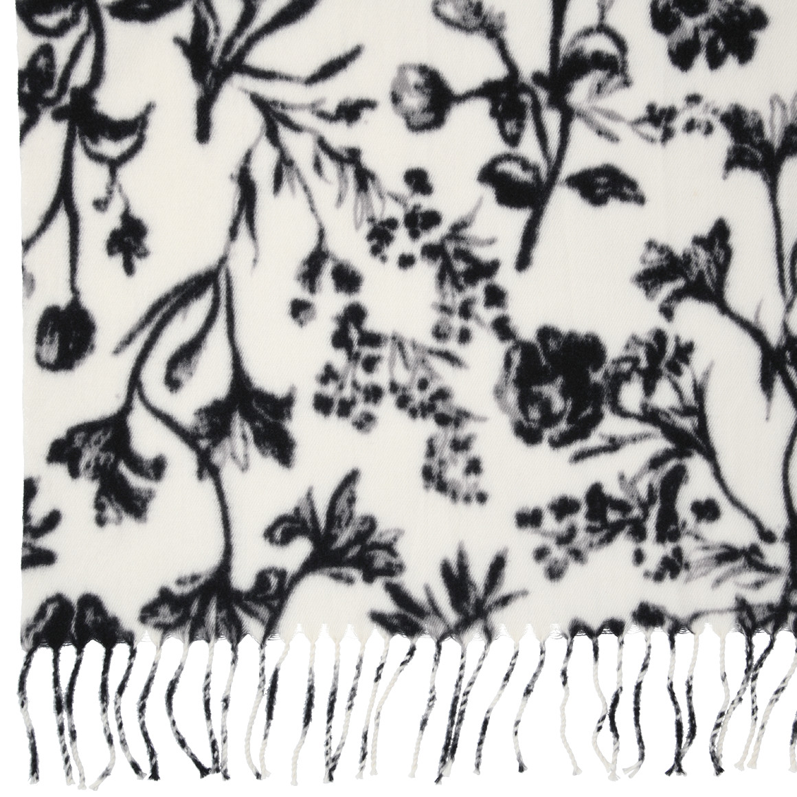 Damen Winterschal mit Fransen