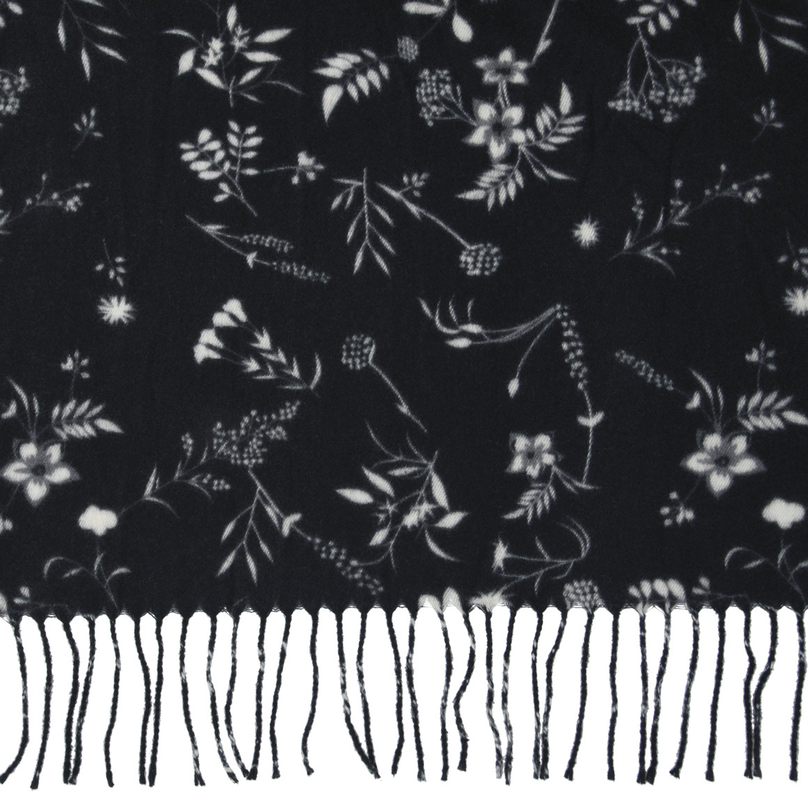 Damen Winterschal mit Fransen