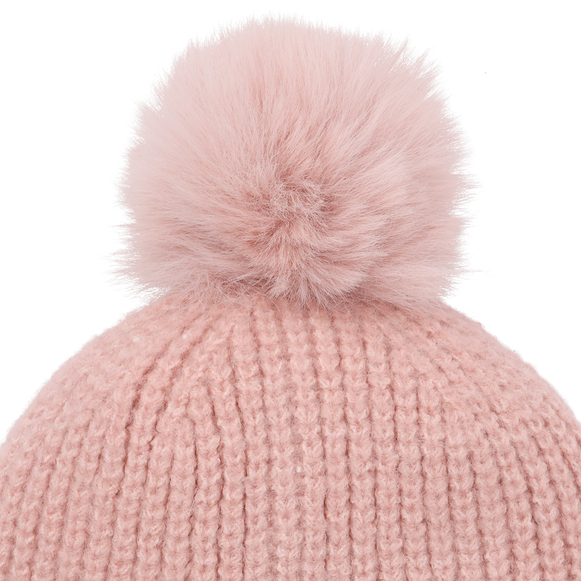 Mädchen Strickmütze mit Glitzer-Applikation