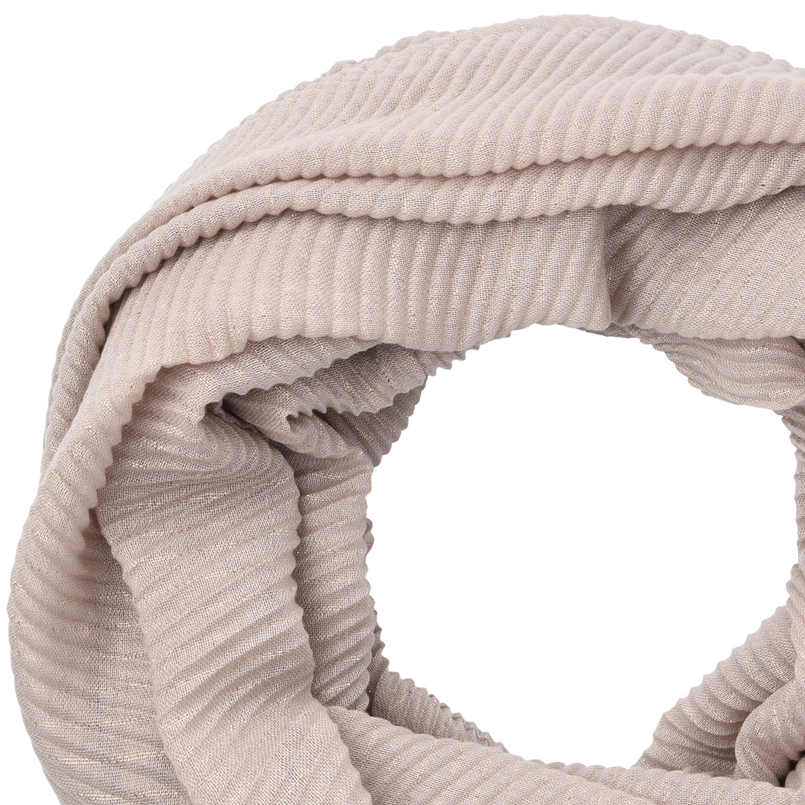 Damen Rundschal mit Effektgarn