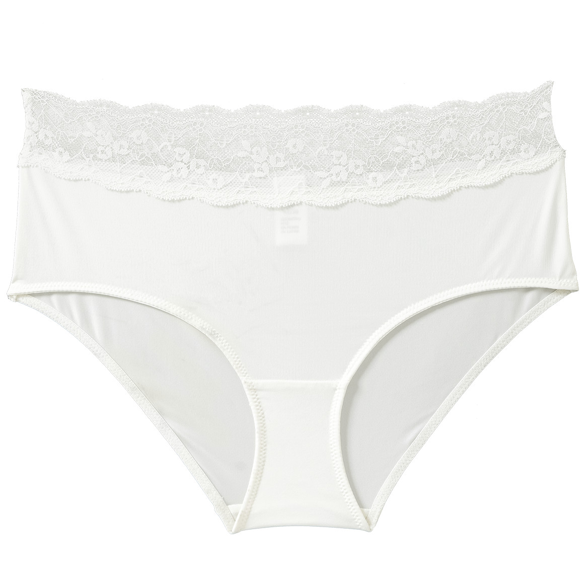 2 Damen Pantys mit Spitzenbund