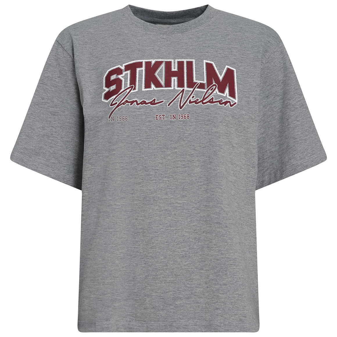 Damen T-Shirt mit Brust-Print