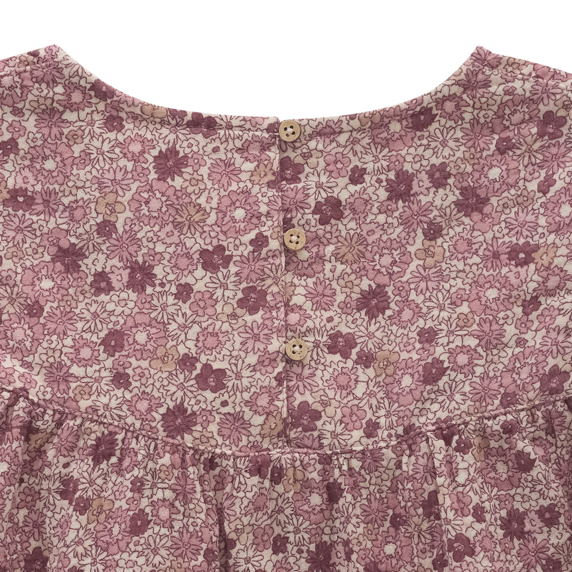 Mädchen Musselin-Bluse im Millefleur-Design