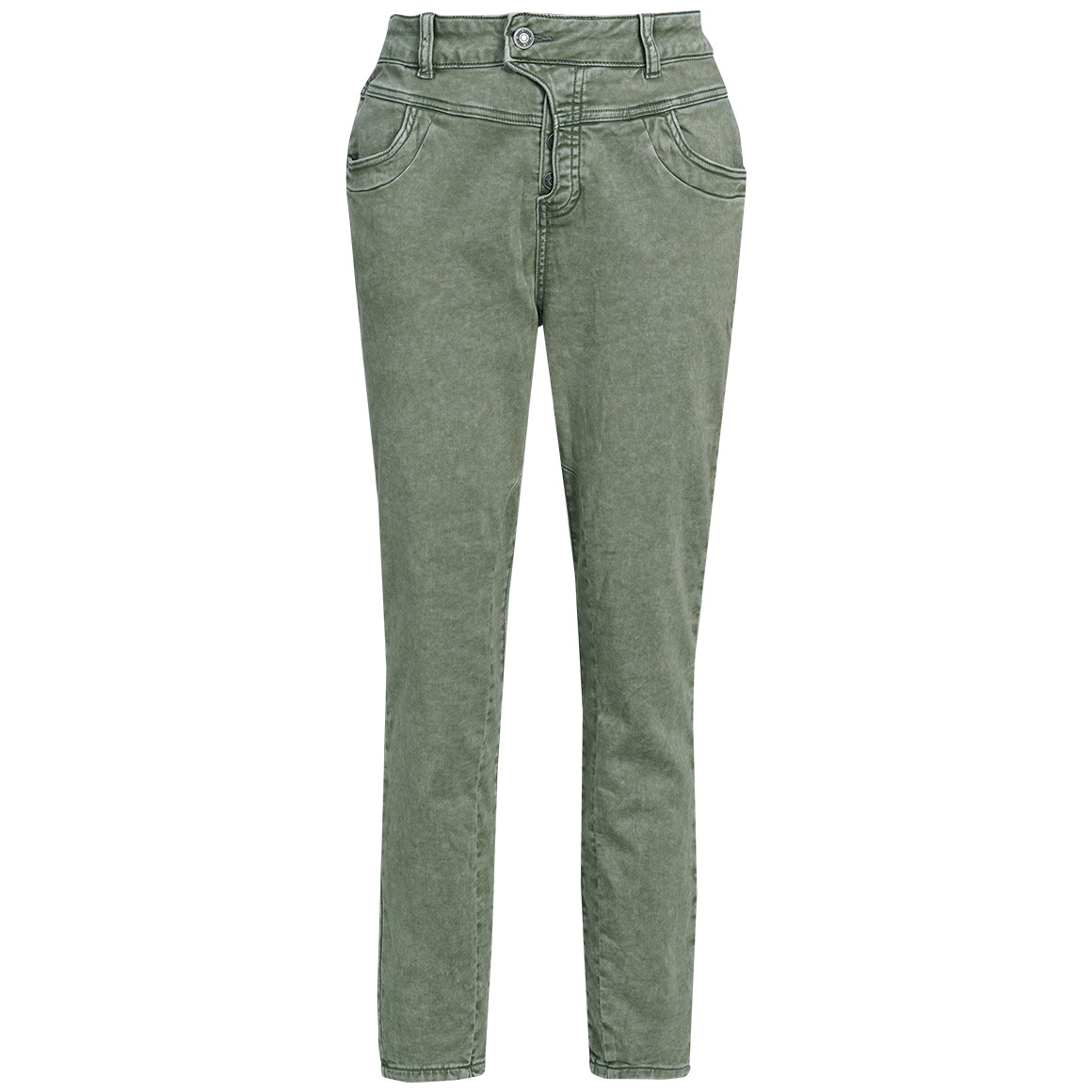 Damen Jeggings mit Used-Waschung