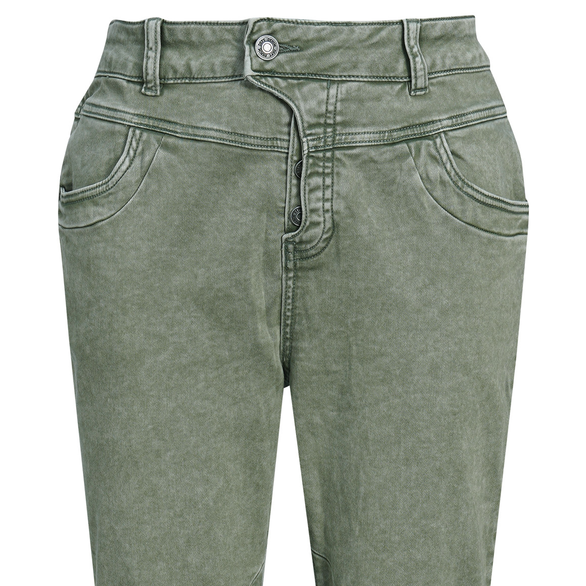 Damen Jeggings mit Used-Waschung