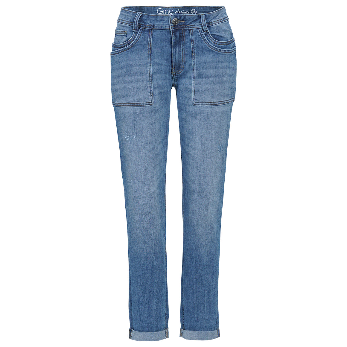 Damen Boyfriend-Jeans im Five-Pocket-Style