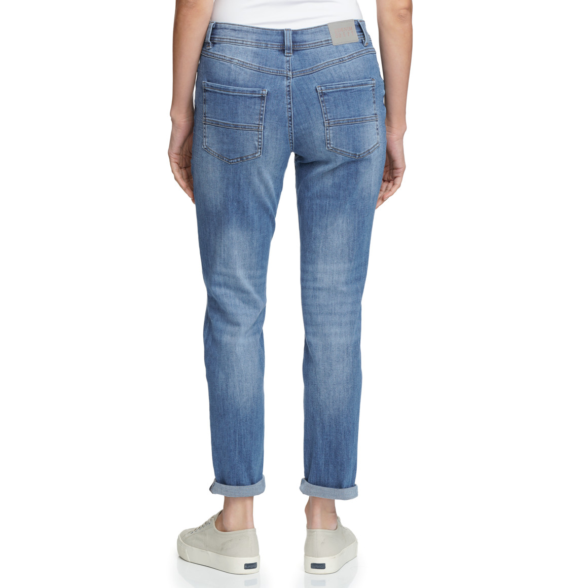 Damen Boyfriend-Jeans im Five-Pocket-Style