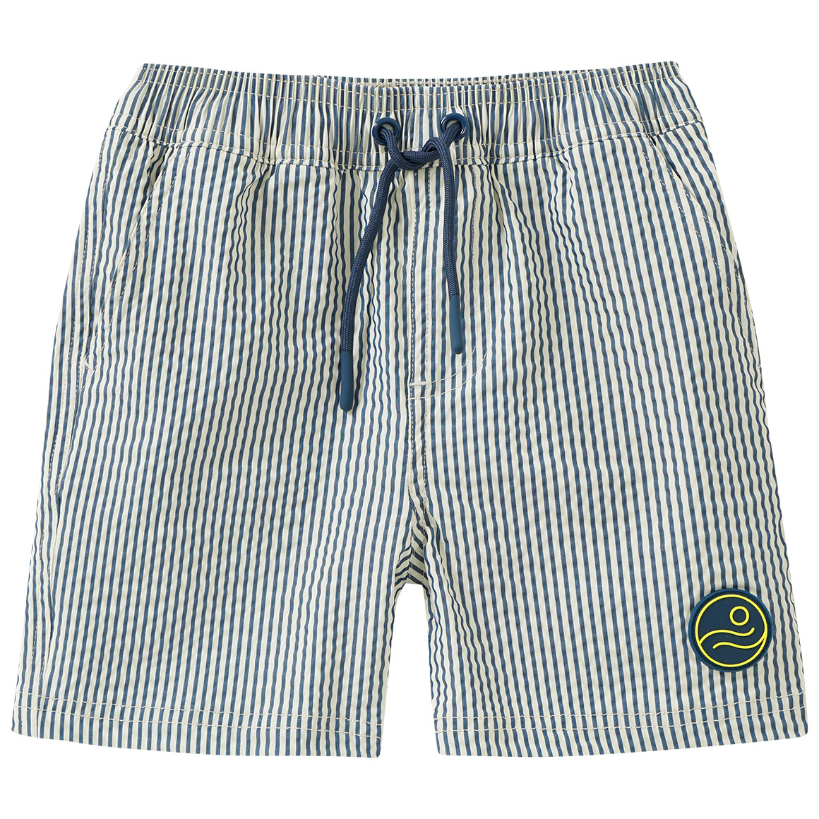 Jungen Badeshorts mit Seersucker-Streifen