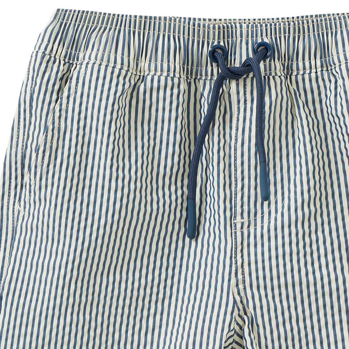 Jungen Badeshorts mit Seersucker-Streifen