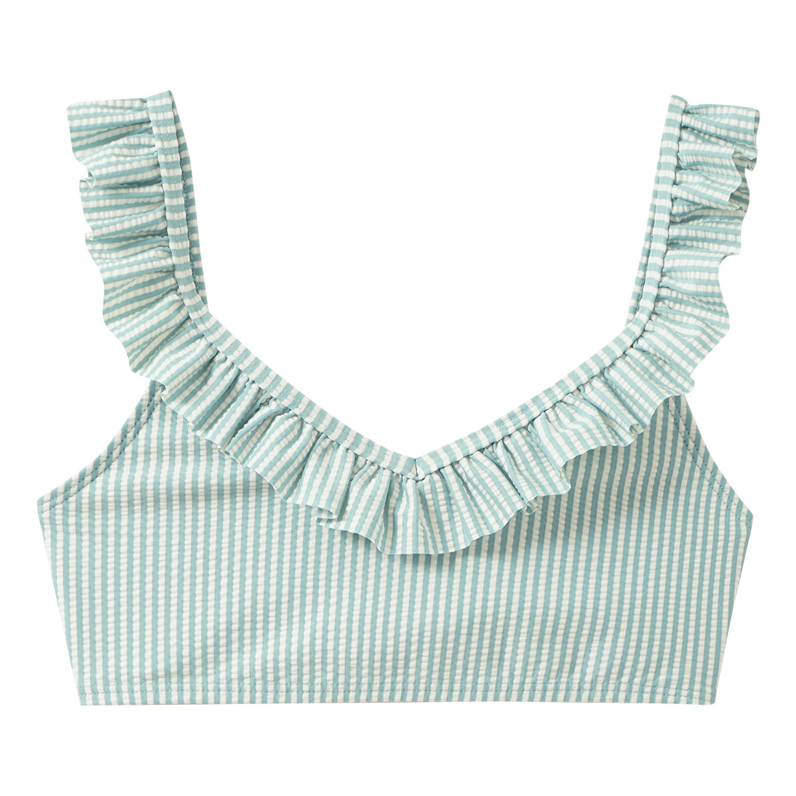 Mädchen Bikini in Seersucker-Qualität
