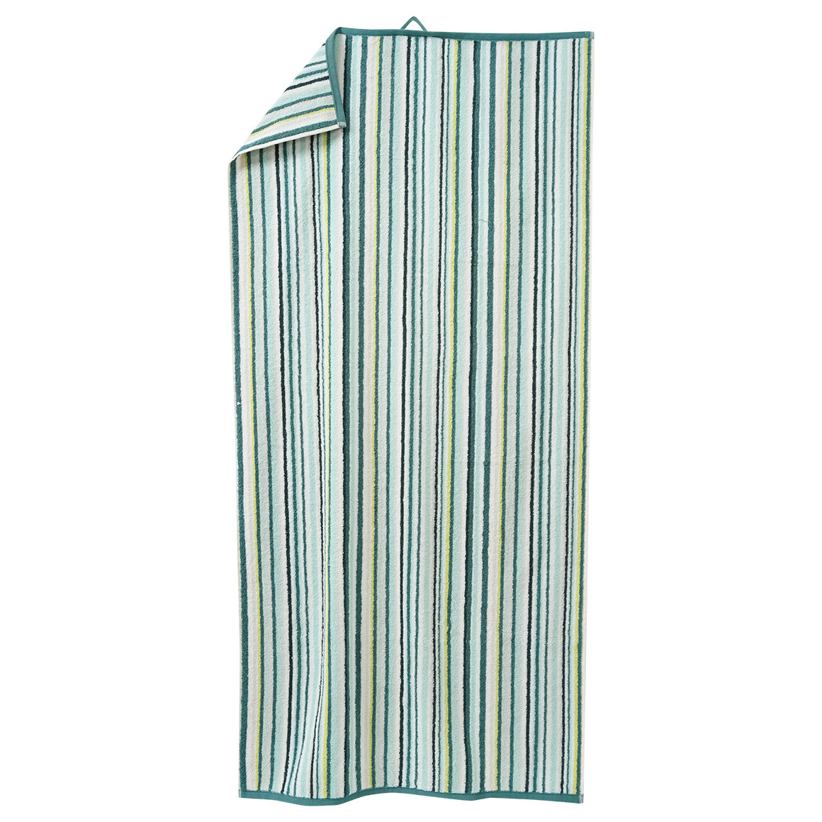 Duschtuch mit bunten Streifen