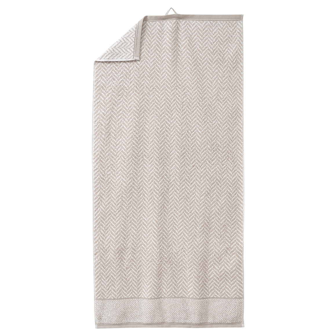 Handtuch mit Fischgrät-Muster