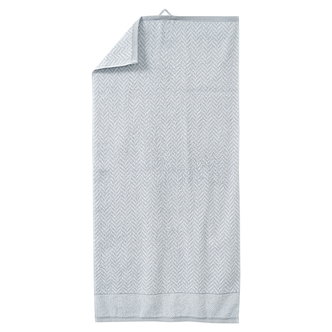 Handtuch mit Fischgrät-Muster