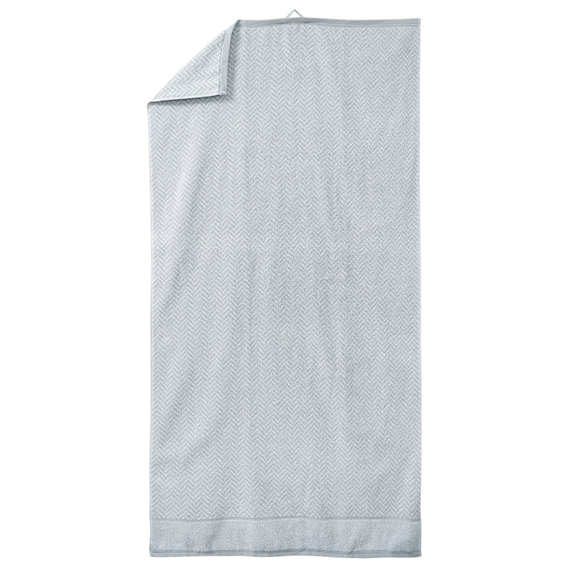 Badhanddoeken met visgraatmotief