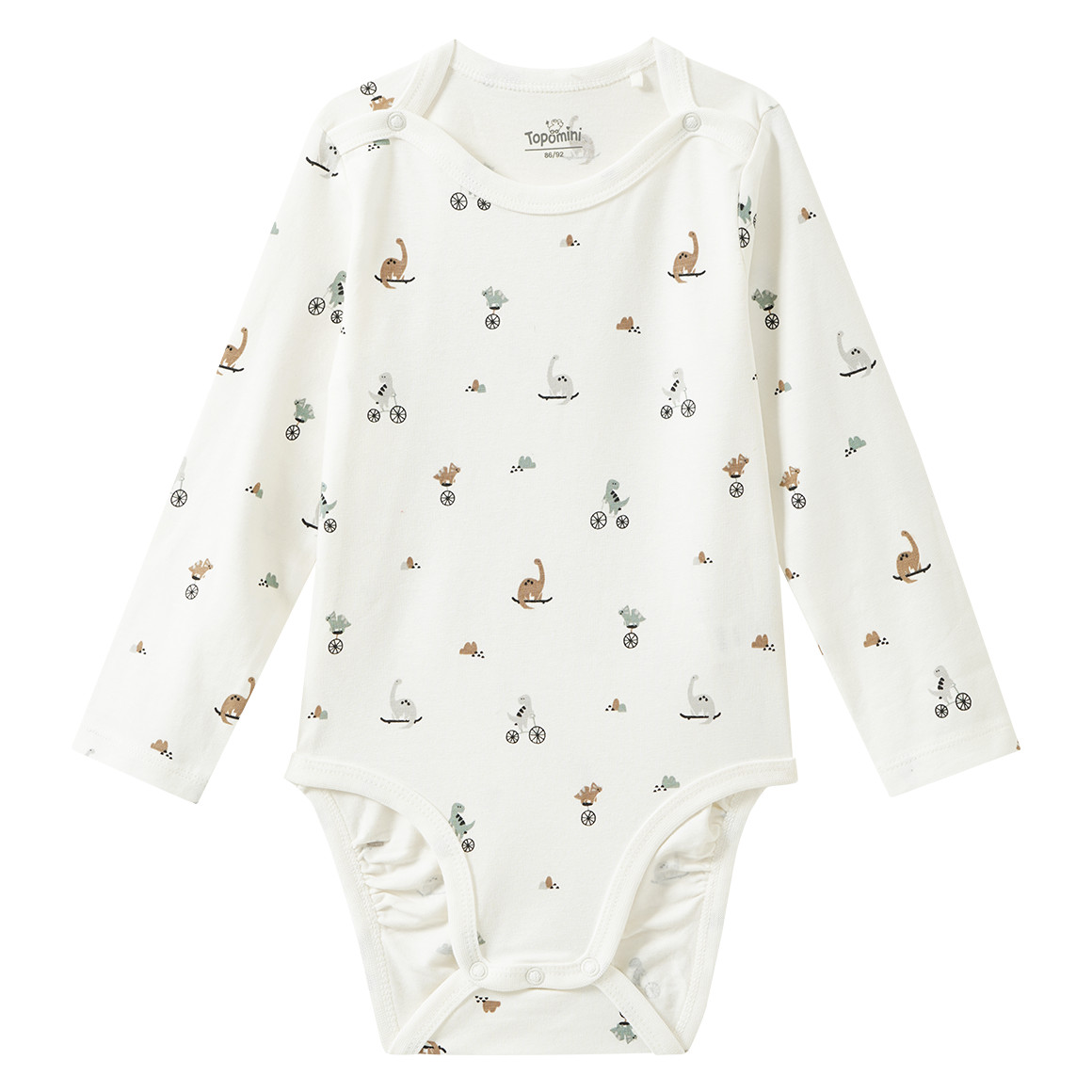 2 Baby Langarmbodys im Set