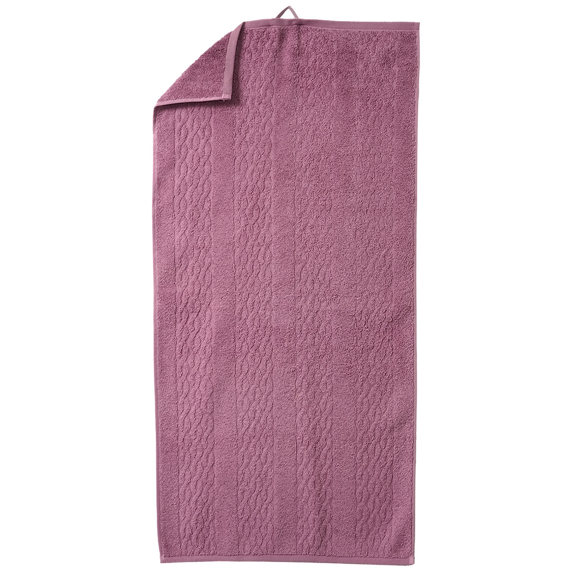 Handdoek met kabelpatroon