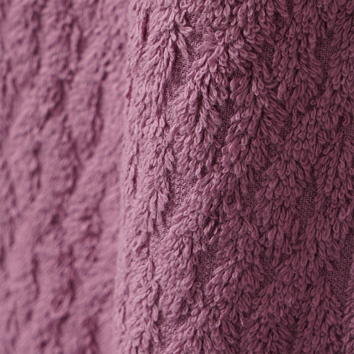 Handdoek met kabelpatroon