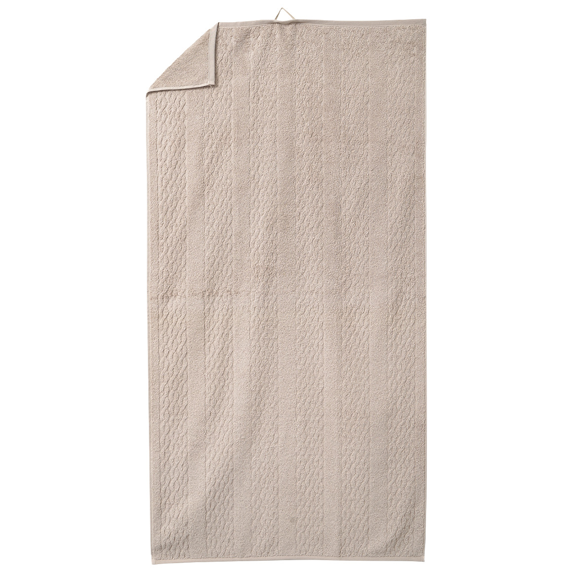 Duschtuch mit Zopfmuster