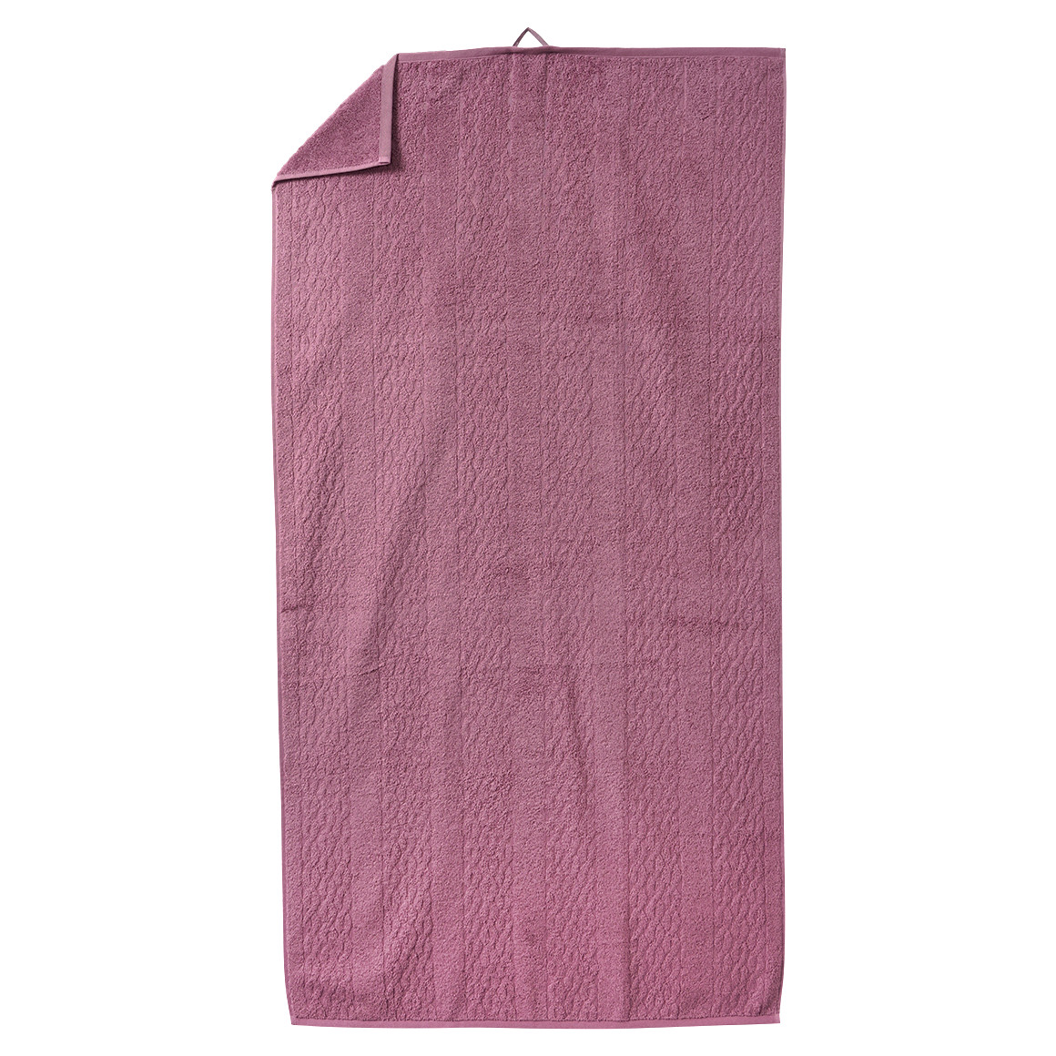 Douchehanddoek met kabelpatroon