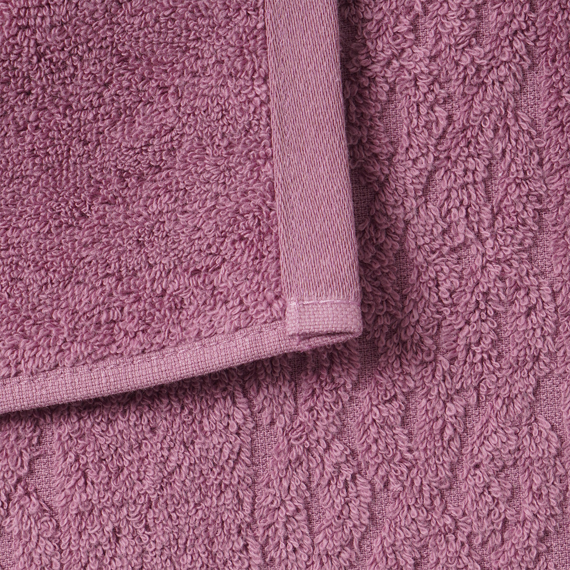 Douchehanddoek met kabelpatroon