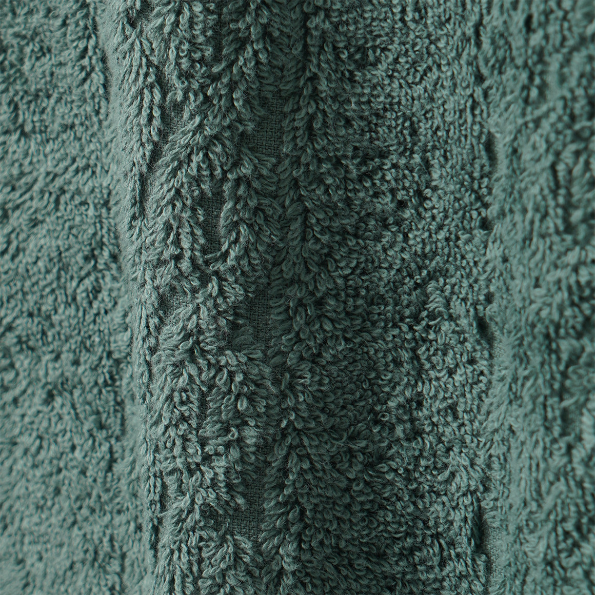 Duschtuch mit Zopfmuster