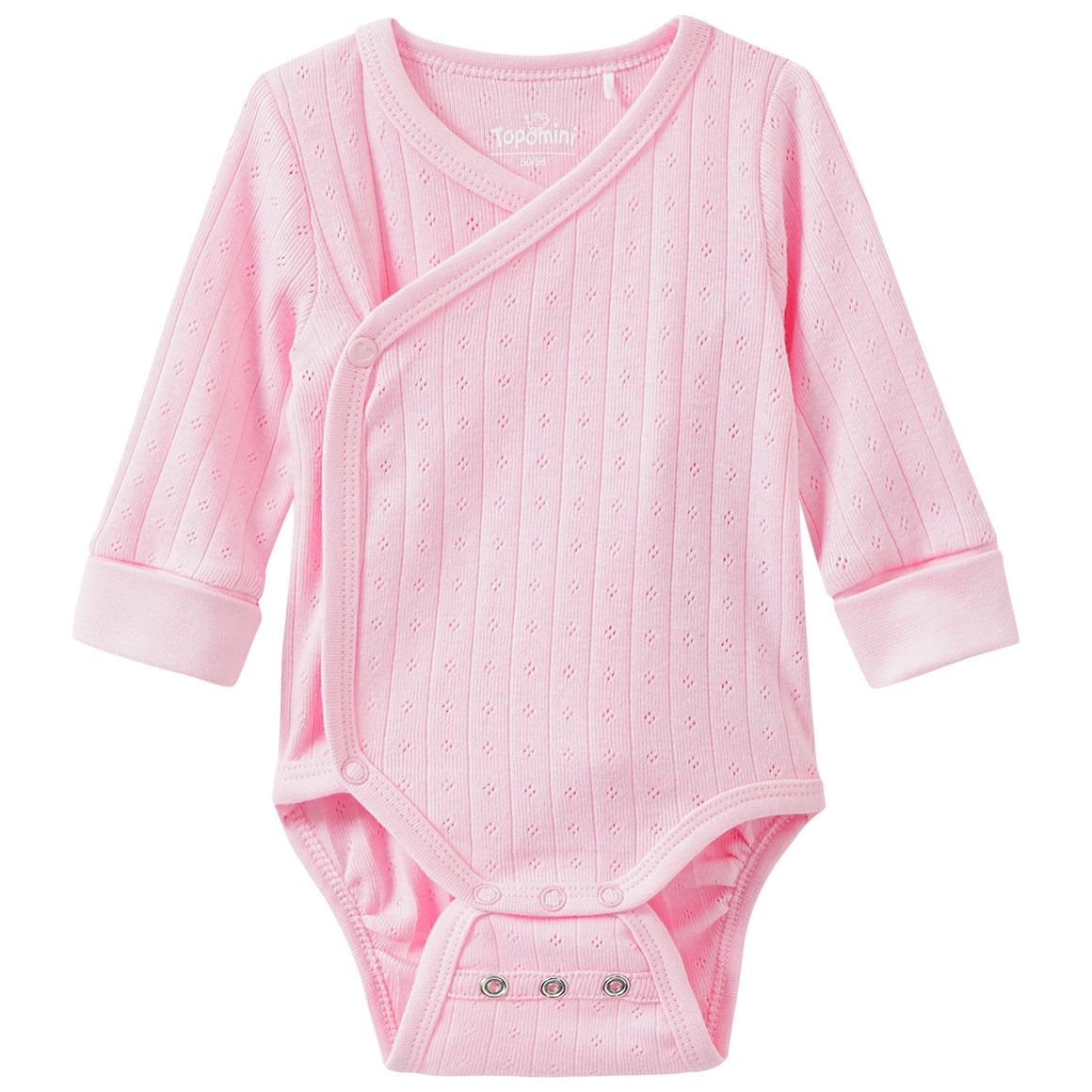 Newborn Wickelbody mit Lochmuster