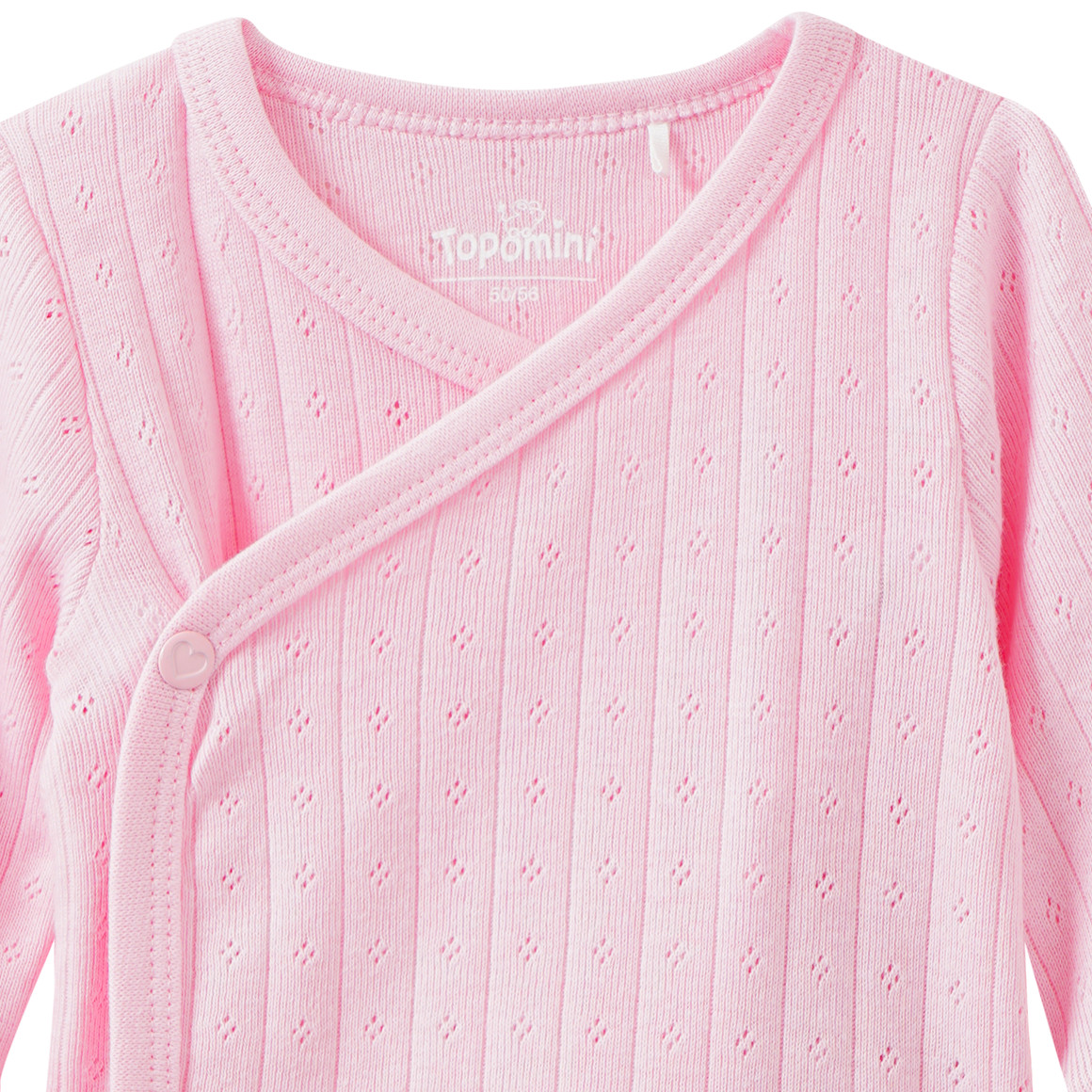 Newborn Wickelbody mit Lochmuster