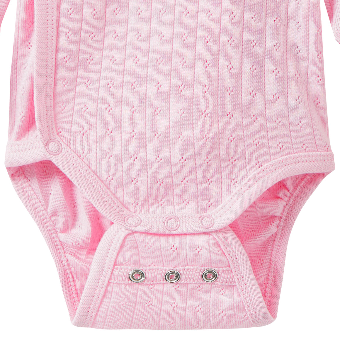 Newborn Wickelbody mit Lochmuster