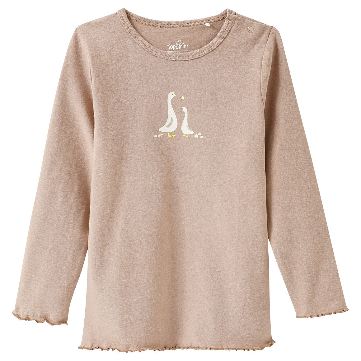 Baby Schlafanzug mit Gänse-Print