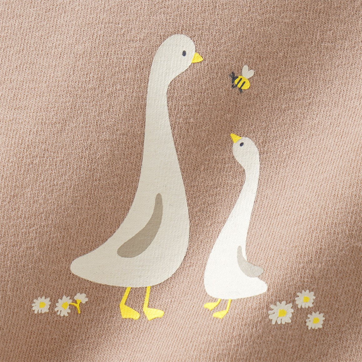 Baby Schlafanzug mit Gänse-Print