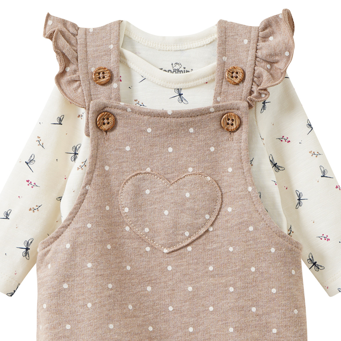 Newborn Strampler und Langarmbody