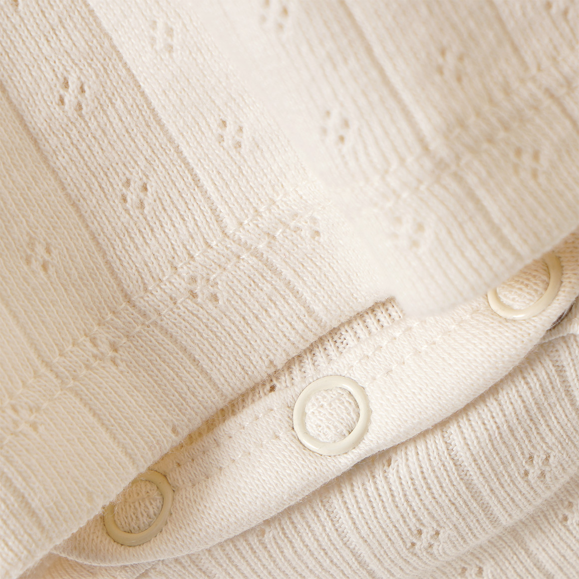 Baby Bodykleid mit Ajour-Muster