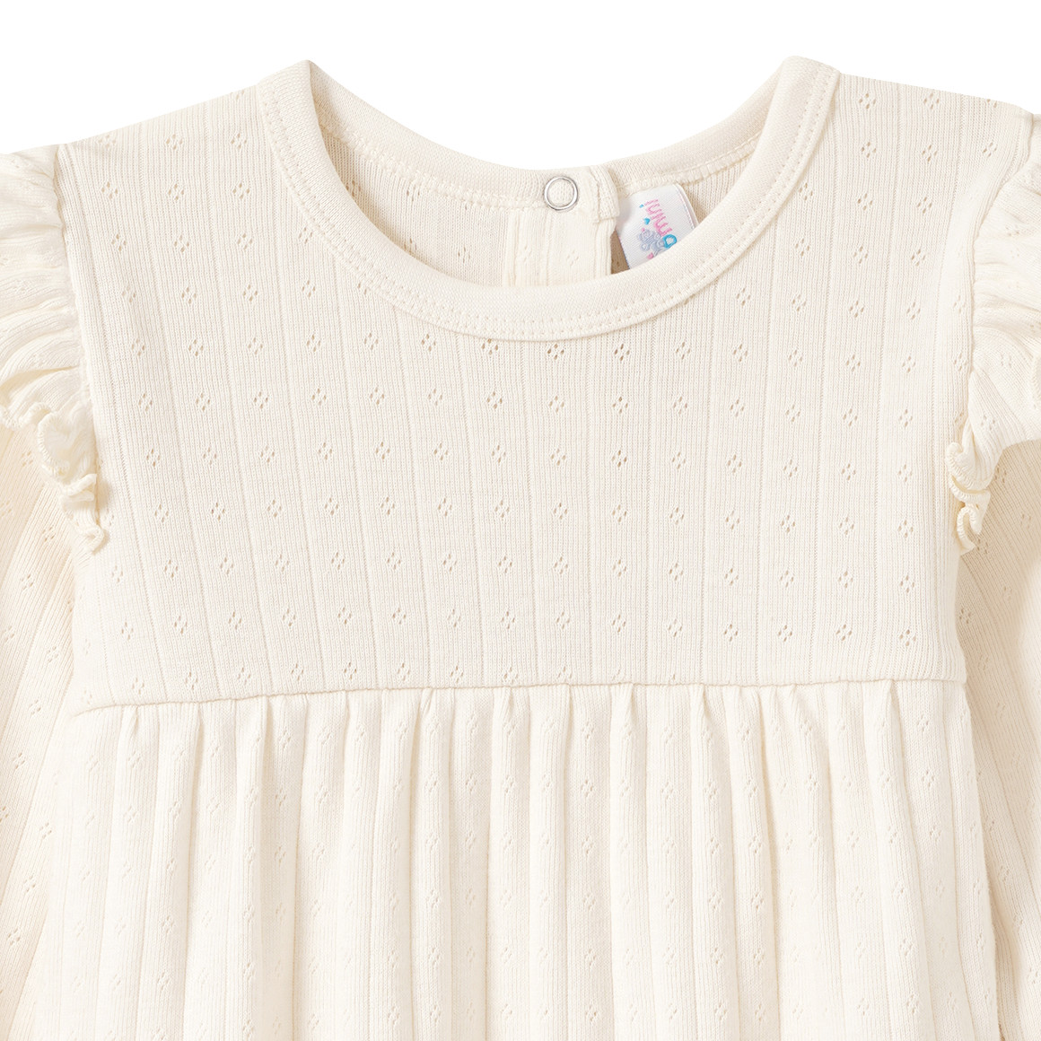 Baby Bodykleid mit Ajour-Muster