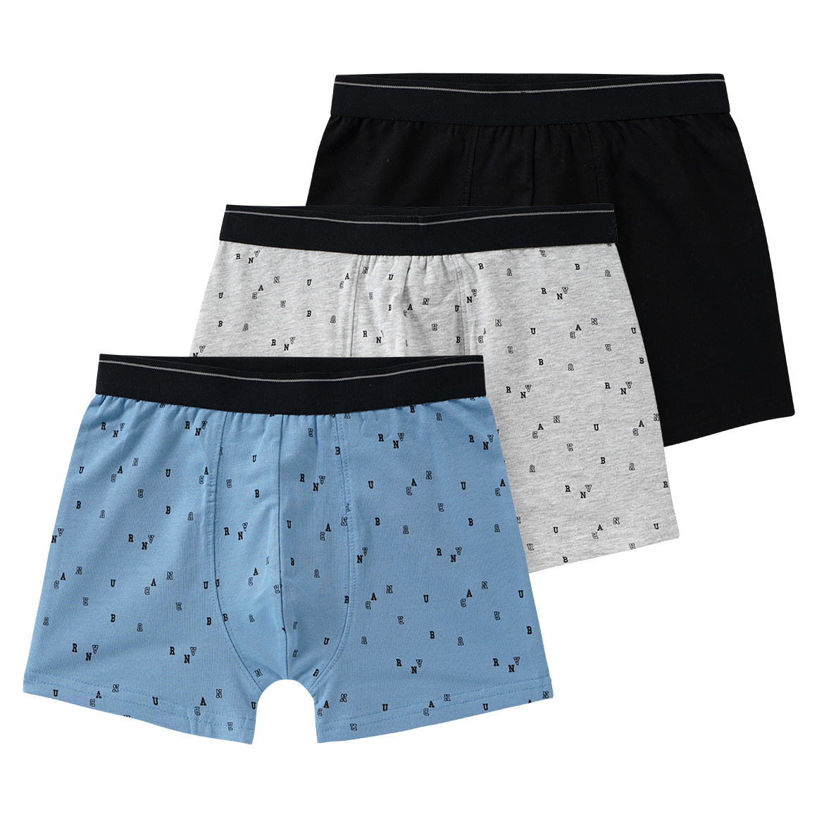 Set van 3 boxershorts voor jongens